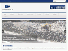 Tablet Screenshot of grupoforja.com